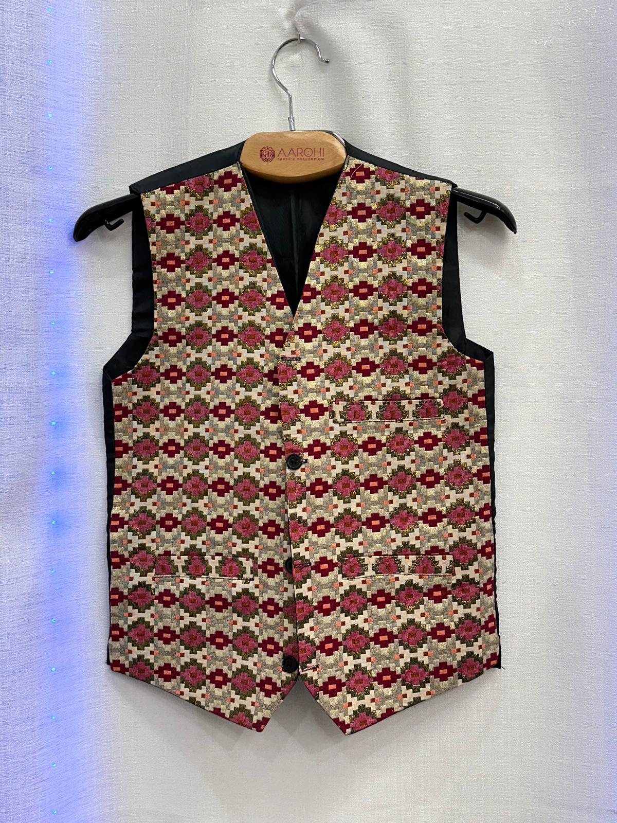 Boys Dhaka Waistcoat 22 (10-12 Year)